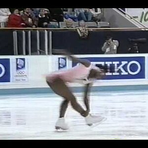 Surya Bonaly (FRA) - 1993 Piruetten, Figure Skating, Ladies' Technical Program
