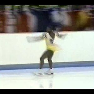 Surya Bonaly (FRA) - 1993 Piruetten, Figure Skating, Ladies' Free Skate