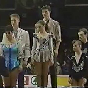 Podium & Interview, Pairs Event - 1994 World Junior Championships LP