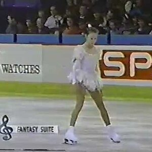 Irina Slutskaya RUS - 1994 World Junior Championships LP