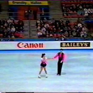 Dana Mednick & Jason Briggs GBR - 1994 European Championships SP