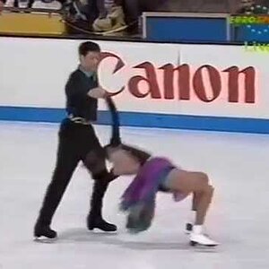 Tatiana Navka & Samuel Gezolian BLR - 1994 European Championships FD