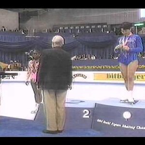 Medal Awards Ceremony - 1994 World Figure Skating Championships, Ladies' Free Skate