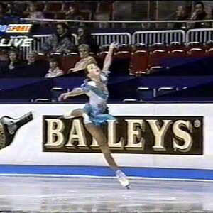 Irina Slutskaya RUS - 1995 European Championships SP