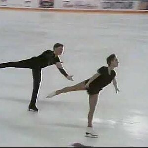 Allison Gaylor and David Pelletier - 1995 Canadians FS