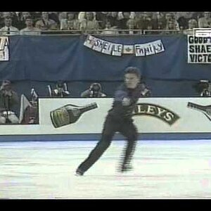 Scott Davis (USA) - 1995 Worlds, Men's Free Skate (Secondary US Broadcast Feed)