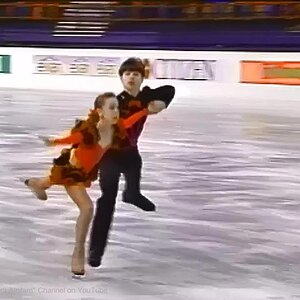 Victoria Maxiuta and Vladislav Zhovnirski 1995/1996 World Junior (Brisbane)