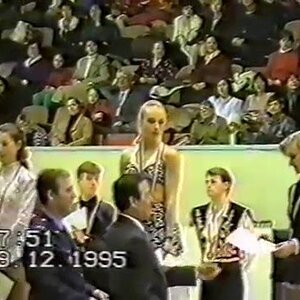 Victory Ceremony, Ladies & Men Event - 1996 Russian Nationals LP