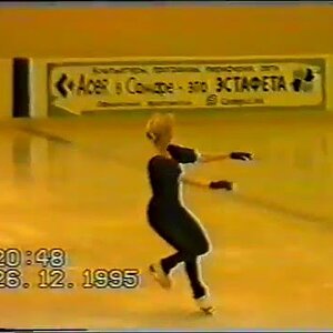 Maria Butyrskaya's Triple Axel at 1996 Russian Nationals LP Pratice