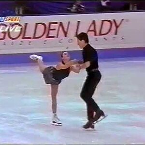 Line Haddad & Sylvain Privé FRA - 1996 European Championships SP