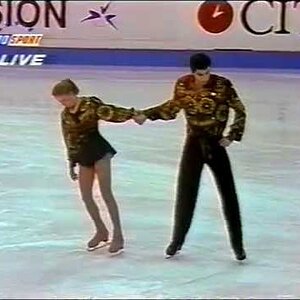Elena Belousovskaya & Sergei Potalov UKR - 1996 European Championships SP