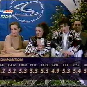 Irina Lobacheva & Ilia Averbukh RUS - 1996 European Championships OD