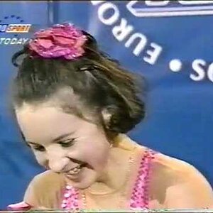 Irina Slutskaya RUS - 1996 European Championships SP