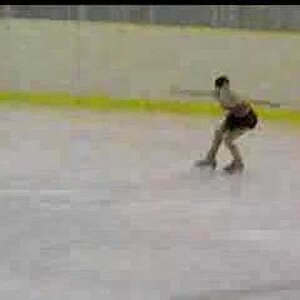 Yukari Nakano - 2002 Chubu Regional FS Partial (3A/3Lz3Lo/3F3T) (rinkside video)