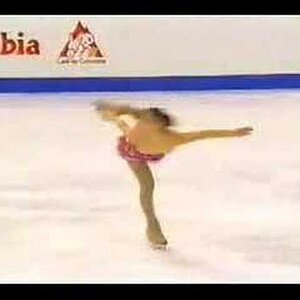 Yukari Nakano - 2002 World Junior Figure Skating Championships (Japanese commentary)