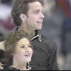 Michelle Menzies and Jean-Michel Bombardier - 1996 World Championships FS and Interview