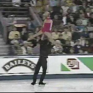 Pairs FS Final Flight Warm-Up - 1996 World Championships