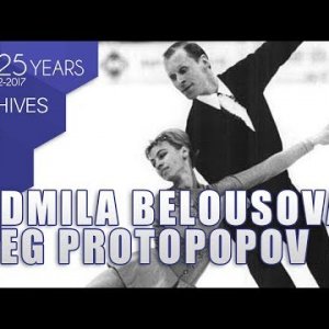 Ludmila Belousova and Oleg Protopopov (SU) - World Championships Prague 1962