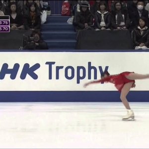 Satoko Miyahara - NHK Trophy 2014 FS (NBC, English commentary)