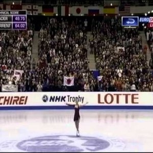 Satoko Miyahara - NHK Trophy 2013 FS (Eurosport, Russian commentary)