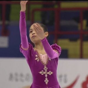Satoko Miyahara - World Junior Figure Skating Championships 2013 FS (Eurosport, Russian commentary)