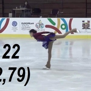 Anna Shcherbakova - 2019 European Youth Olympics Festival FS