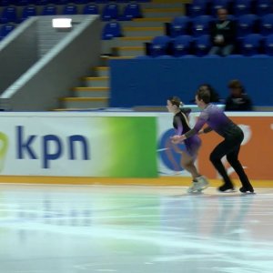 Daria Danilova and Michel Tsiba SP J Challenge Cup 2019