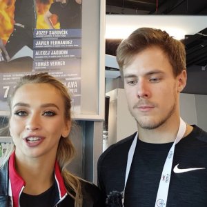 Victoria Sinitsina & Nikita Katsalapov - 2019 Nepela Memorial - Interview