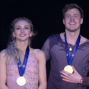 Victoria Sinitsina & Nikita Katsalapov - 2020 European Championship - Post FD TV Interview