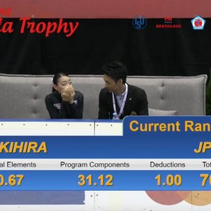 Rika KIHIRA-2018 Ondrej Nepela Trophy SP