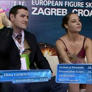 Elena Glebova - 2013 European Championships - SP