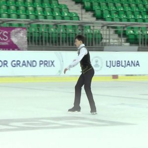 Dmitri Aliev - JGP 2014 Ljubljiana FP Escalier