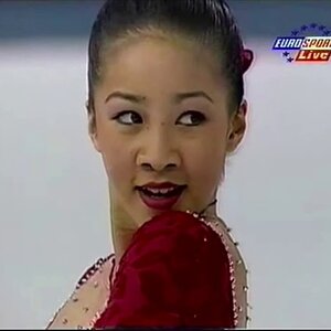 Michelle Kwan (USA) - 1996 World Figure Skating Championships Short Program - EUROSPORT
