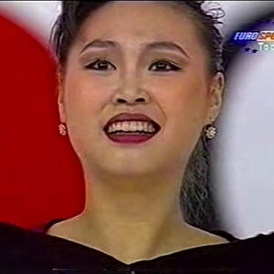 Chen Lu (CHN) - Silver Medal | Ladies Free Skate | 1996 World Championships - Eurosport