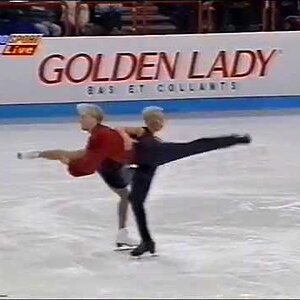 Peggy Schwarz & Mirko Müller GER - 1997 European Championships SP