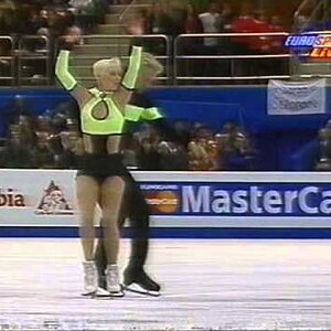 W1997 Pairs LP Warm Up Group 4 Peggy Schwartz Mirko Muller GER