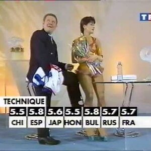 Laëtitia Hubert (FRA) 1997 Lalique Trophy free program (french tv)