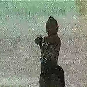 Surya Bonaly 1997-8 cup of Russia technical program (outrageous 2nd place judgement)