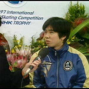 [HD] Takeshi Honda 本田武史 interview after SP - 1997 NHK Trophy
