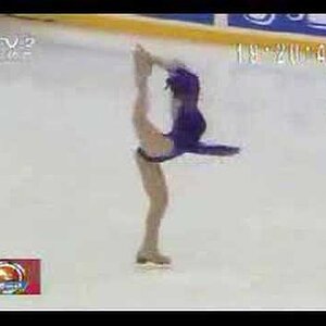 Yukari Nakano - 2007 Asian Winter Games SP (Japanese commentary)