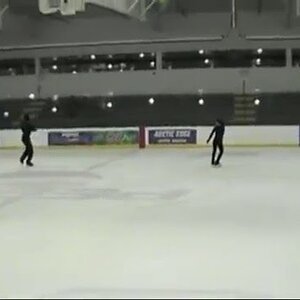 Yukari Nakano - 2008 May in Canton MI,  side by side triple axels with Fedor Andreev
