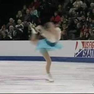 Yukari Nakano  -  2008 Skate America FS (NBC Super Channel, English commentary)