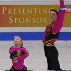 Julia Obertas & Dimitri Palamarchuk UKR - 1998 European Championships SP