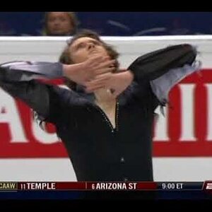Jeremy ABBOTT USA Free Skate 2008 World Figure Skating Championships ESPN