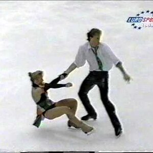 Zuzana Merzova & Tomas Morbacher SVK - 1998 European Championships OD