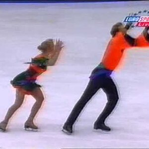 Zuzana Merzova & Tomas Morbacher SVK - 1998 European Championships FD