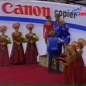Medal Ceremony, Dance Event - 1998 European Championships FD