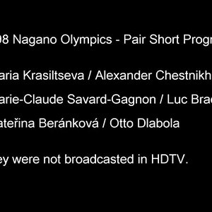 Pair SP Group 5 - 1998 Nagano Olympics