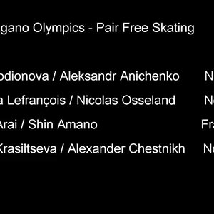 Pair FS Group 1 - 1998 Nagano Olympics