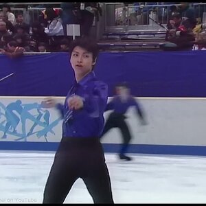 [HD] Men FS - Group 2 Warming Up - 1998 Nagano Olympics